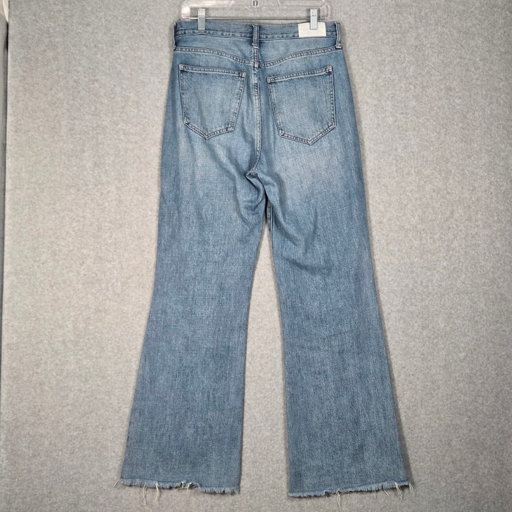 Pistola Women 30 Stevie High Rise Relaxed Flare‎ Jeans Light Wash Cotton Rayon - Picture 3 of 6
